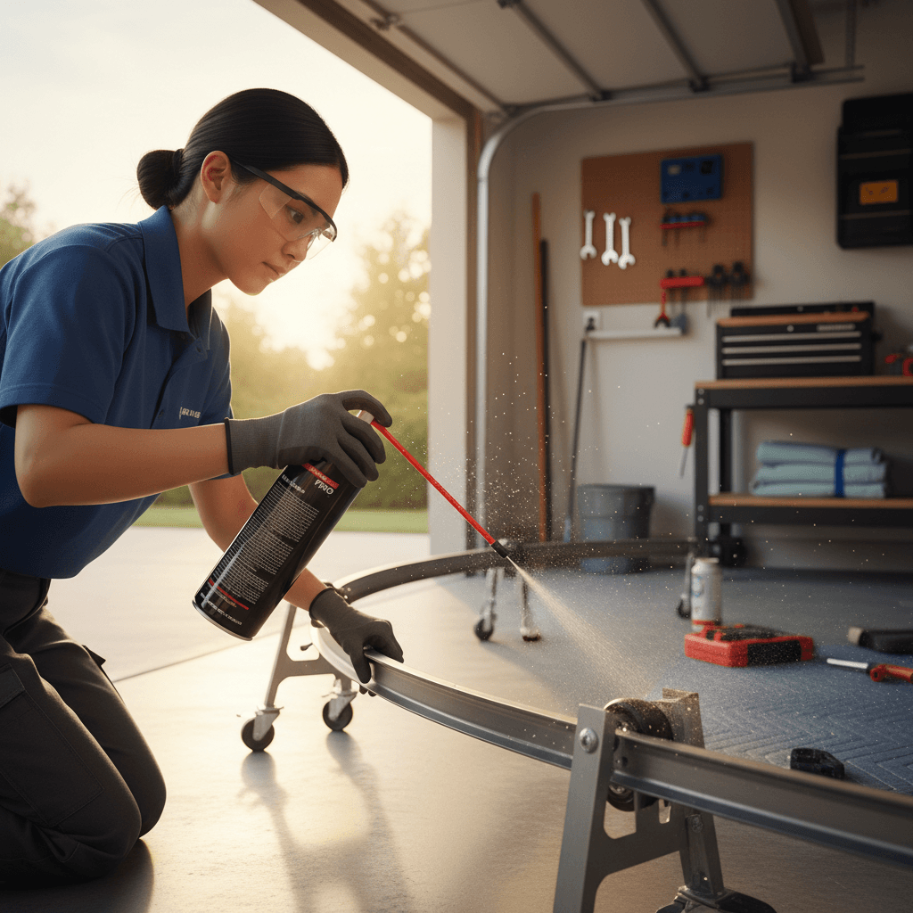 Garage door maintenance service