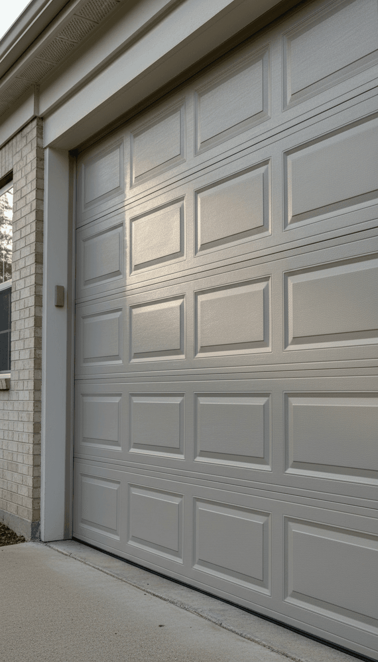 Residential garage door in good condition