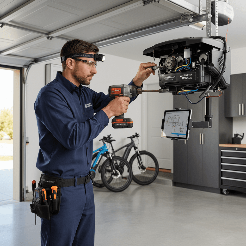 Garage door opener repair