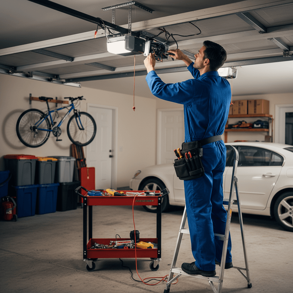 Garage door opener repair