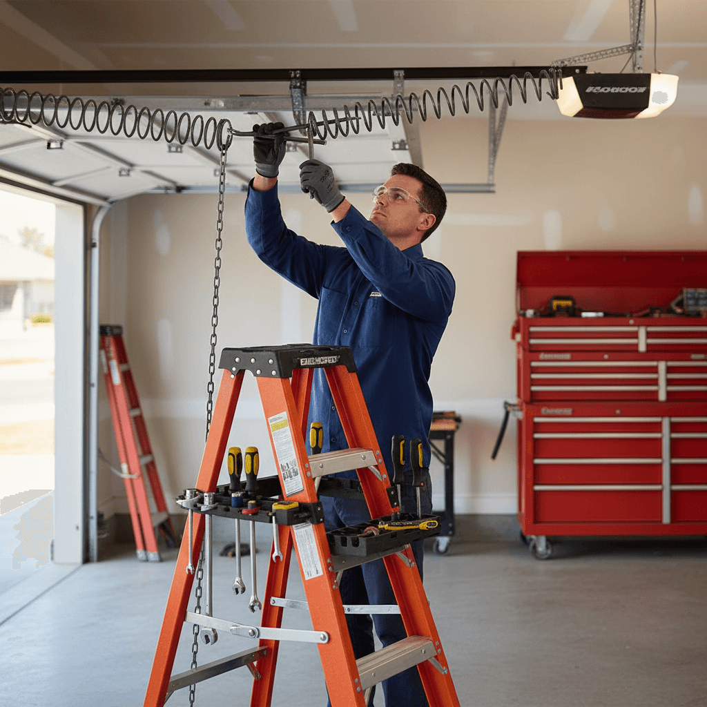 Broken spring replacement