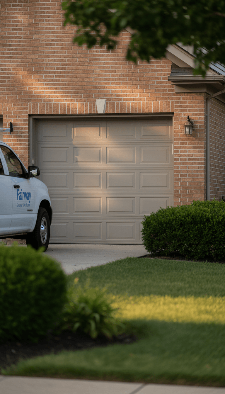 Residential garage door repair service in Morton Grove