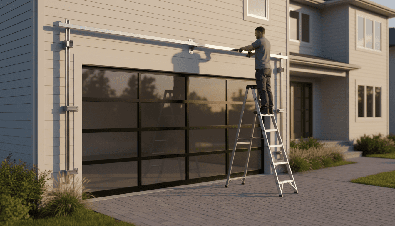 Professional garage door installation